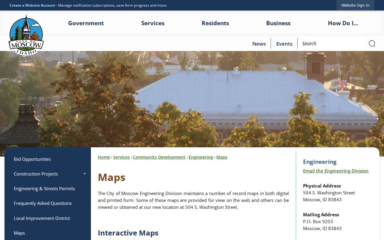 Moscow neighbors lookup using official city maps